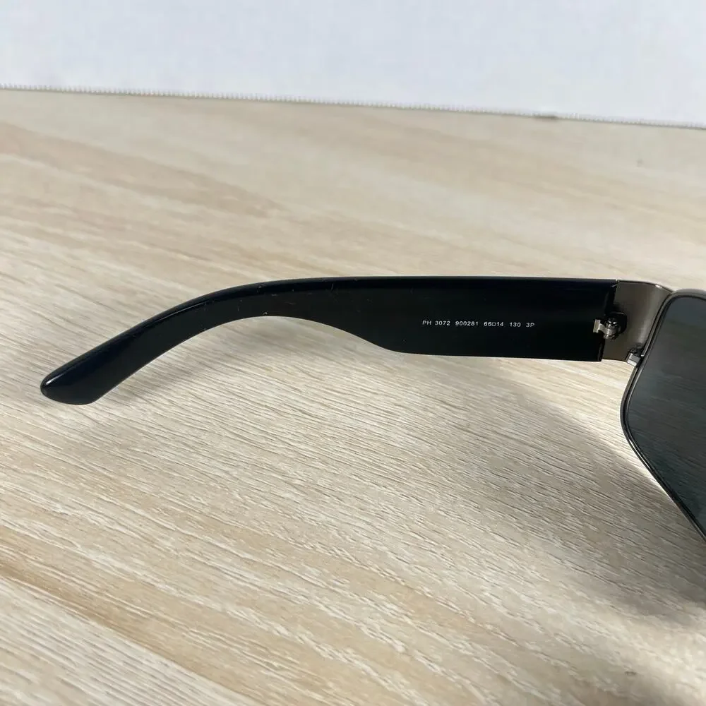 Ralph Lauren PH3072 900281 Sunglasses Polarized Gunmetal Black 66-14-130 Italy